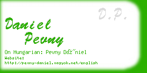 daniel pevny business card